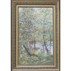 Mahmut Sümer İmzalı Yağlıboya Peyzaj