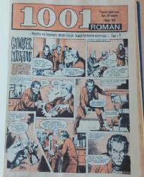 1001 ROMAN Macera ve Heyecanı Seven Küçük Büyük Herkesin Mecmuası, 1965 - 1966, Sayı: 1, 3, 4, 6, 8, 9, 10, 15 - 25 [18 ADET]
