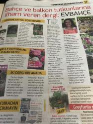 HÜRRİYET GAZETESİ HÜRRİYET KELEBEK 2 GAZETESİ DOĞUM GÜNÜ GAZETESİ - 27 Mayıs 2016 - ev bahçesi dergisinden balkonlarınızı güzelleştirecek tasarım önerileri ilham veren kareler-balkon ve saksı bahçeli-domatesli lezzetler-mutfağıınızda güller açsın-yetiştir kopar afiyetle ye-Mutfağınızda güller açsın-gül şerbeti tarifi-domatesler kızarsın-fırında yumurtalı domates tarifi-güllü Çilekli Granita tarifi-güllü makaron tarifi-gülsuyu ve gül yapraklarıyla cheesecake tarifi-domatesli tart tarifi-acılı domates sosu tarifi-Doğan burada dergi