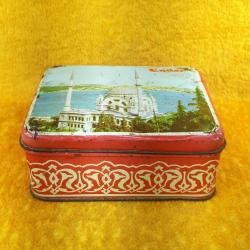 VINTAGE DOLMABAHÇE CAMİSİ GÖRSELLİ ENDER TENEKE ÇİKLET KUTUSU