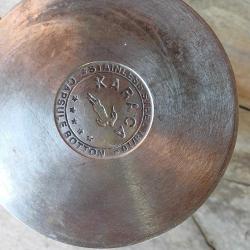 Vintage Karaca Çelik Çaydanlik Altı