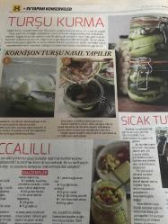 HÜRRİYET GAZETESİ HÜRRİYET KELEBEK 2 GAZETESİ DOĞUM GÜNÜ GAZETESİ - 26 Ağustos 2016 - ev yapımı konserve tarifleri içeren rehber-ev yapımı konserveler-turşu kurma tarifi-taze sebze meyve saklamak-sarımsak asmak-üzüm salkımı nasıl yapılır-sebzeleri Ambarlama-havuç ambarlarsınız-sakız kabağı ve elmalari saklamak-kırmızı biber ve ot soslu deniz ürünleri kebabı tarif- sıcak turşu-