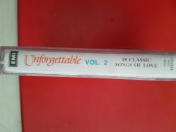 UNFORGETTABLE VOL 2 18 CLASSIC SONGS OF LOVE KASET
