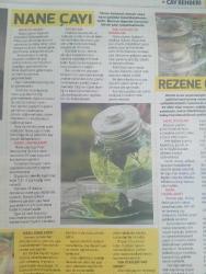 HÜRRİYET GAZETESİ HÜRRİYET KELEBEK 2 GAZETESİ DOĞUM GÜNÜ GAZETESİ - 2 kasım 2017- bitki çayı rehberi-faydaları yan etkileri ve hazırlanması- rezene çayı-nane çayı-sinema çizgi Altın otu çayı-papatya çayı-yasemin çayı-