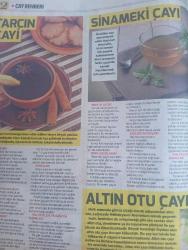 HÜRRİYET GAZETESİ HÜRRİYET KELEBEK 2 GAZETESİ DOĞUM GÜNÜ GAZETESİ - 2 kasım 2017- bitki çayı rehberi-faydaları yan etkileri ve hazırlanması- rezene çayı-nane çayı-sinema çizgi Altın otu çayı-papatya çayı-yasemin çayı-