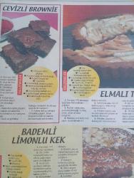 HÜRRİYET GAZETESİ HÜRRİYET KELEBEK 2 GAZETESİ DOĞUM GÜNÜ GAZETESİ - 1 kasım 2017- doğru tarifle hem tatlı yiyebilir hem sağlıklı kalabilirsiniz-şeker dosyası-şekersiz tarifler-cevizli browni-limonlu tart-elmalı tart-bademli limonlu kek-cevizli browni-portakallı kek-doktorları sordum- frambuazlı cheesecake- bademli limonlu kek- limonlu böğürtlenli peynir kremalı kek-çikolata bombası- malzemeler 2 su bardağı badem unu 1 su bardağı Hindistan cevizi unu bir tatlı kaşığı kabartma tozu yarım tatlı kaşığı karbonat bir çimdik tuz 3 çorba kaşığı tereyağı oda sıcaklığında 250 gram labne peyniri oda sıcaklığında 3 çorba kaşığı bal 6 büyük yumurta oda sıcaklığında bir limon kabuğu rendesi limon suyu bir su bardağı dondurulmuş böğürtlen-