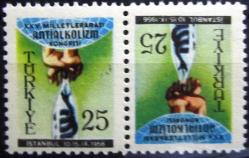 TÜRKİYE=1956   İ-1893  Milletlerarası Alkolizm Kongresi  (**)'