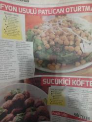 HÜRRİYET GAZETESİ HÜRRİYET KELEBEK 2 GAZETESİ DOĞUM GÜNÜ GAZETESİ - 30 MAYIS 2017 - Emine Beder'in hazırladığı birbirinden lezzetli tarifler- Ramazan ayına özel yemekler ve tatlılar- sebzeli enginar dolması-balkabaklı Saraylı baklava- sucuk içi köfte- Afyon usulü patlıcan oturtma- beğendili piliç yahnisi-elma soslu salata-güllaç- sütlü kırmızı mercimek çorbası-kuş yuvası makarna-kazandibi-örgülü tatlı-