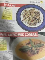 HÜRRİYET GAZETESİ HÜRRİYET KELEBEK 2 GAZETESİ DOĞUM GÜNÜ GAZETESİ - 19 Haziran 2017 - Emine Bederin hazırladığı birbirinden lezzetli tarifler-iç pilav tarifi-göçmen böreği tarifi-peynirli kafes tart tarifi-zeytinyağlı sarma tarifi-güveç kebabı tarifi-alinazik tarifi-cevizli rulo çörek tarifi-kırmızı mercimek çorbası tarifi-vişneli krem karamel tarifi-hürriyet kitap
