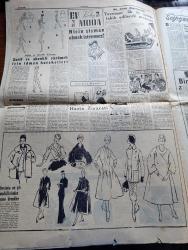 Cumhuriyet Pazar Gazetesi - 16 Ocak 1955 - Yedi Dakika Yazan Doğan Nadi Köşe Yazısı - Renkli Karikatür - Gelişi Güzel Yazan Hamdi Varoğlu - Sanat Haftası Yazan Selmi Andak - Sanat Ve Çıplaklık - Küçük Kral Çizen O. Soglow - Haftanın Şakaları Yazan Burhan Felek - Eğlencelik Köşesi - Elizabeth Taylor'un Yeni Filmi Paris'i Son Gördüğünde Fotoğrafı - Geçen Sene Adı En Çok Geçen Kadın Marilyn Monroe Fotoğrafı - Kadın Severse Filminden Bir Sahne Muzaffer Tema İle Leyla Altın - Atıf Kaptanla Gani Turanlı Kara Vadi Filminin Bir Sahnesinde - Neriman Köksal İle Kenan Artun Kara Vadi Filmimi Bir Sahnesinde - Hollywood'da Yaşlı Artistlere Karşı Bir Savaş Açıldı - Clark Gable Resmi Kayıtlara Göre Elli Dört Yaşındadır Fotoğrafı - Ev Kadın Moda Köşesi - Kitaplar Ve İnsanlar Bir Han'ın Sakinleri Yazan Faruk Toprak - Ali Ulvi'den Seyahatname - Ankara'nın En Az Alkol Harcadığı Bir Yılbaşı Yazan Feyyaz Tokar - Boş Vakitlerini Nasıl Geçirirlermiş Röportajı Yapan Reşad Enis - Cevad Fehmi Başkut Fotoğraf