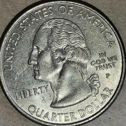 AMERİKA 2001 P   25 CENT  ÇEYREK DOLAR   HATIRA  RHODE ISLAND