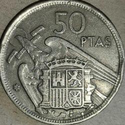 İSPANYA 1957/58   50 PESETA