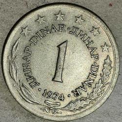 YGOSLAVYA 1974  1  DİNAR