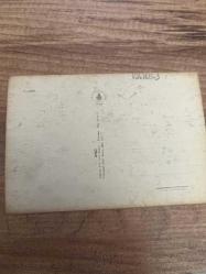 Sarı saçlı renkli gözlü kadın fotoğrafı AND   kartpostalı 15x10 ebatında