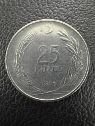 Efemera - 25 Kuruş 1964 - kitantik - kitaLog