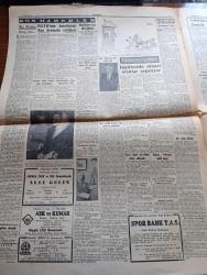 Cumhuriyet Gazetesi - 14 Kasım 1957 - İstanbul'a Dair Yüksek Seçim Kurulunun Kararı - Demokrat Parti Grubu Bugün İki İmtihanını Veriyor - İtalyan Sefaretinde Resmi Kabulde Celal Bayar Ve Adnan Menderes Fotoğrafı -İtalyan Cumhurbaşkanı Gioavanni Gronchi Bugün Şehrimize Geliyor - Japonya'dan İstanbul'a 4,5 Senede Gelebilen İki Amerikalı Kadın Estaline Davis Ve Cornelia Hoppe - Sanatkar Cahide Sonku İhsan Doruk'u Dava Ediyor - Osman Bölükbaşı Mezuniyet İstedi - Tiyatro Festivali - Milli Piyangonun 29 Ekim Talihlileri  - Ingrid Bergman - Nuri Demirağ Dün Vefat Etti- Süveyş Harbi İsrail'e Kaça Malolmuş - Çocuklarımız İçin Yazan Burhan Felek - Günün Adamı Felix Gaillard - Poyraz Fırtınası Marmara'da Kazalara Sebebiyet Verdi - Milli Takım Tek Seçicisi Eşfak Aykaç Kadroyu Pazartesiye Açıklayacak - Film Yıldızı Deniz Tanyeli Puro Tuvalet Sabunları Kullanıyorum Diyor - Real Madrid Mağlup - Beylerbeyi Sahasında Hadise - Pe Re Ja Limon Kolonyası - Yeni Karamürsel Mağazası - Apikoğlu Sucukları