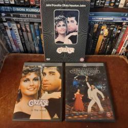 GREASE - SATURDAY NIGHT FEVER - 2 DVD BOX -  ORJINAL BANDROLLU