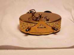 MASA SAATİ, DANTELALI ENDER BULUNAN ELİPS FORMUNDA ALMAN ''GOLDBÜHL'' ÇALIŞAN SAAT 358