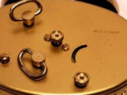 MASA SAATİ, DANTELALI ENDER BULUNAN ELİPS FORMUNDA ALMAN ''GOLDBÜHL'' ÇALIŞAN SAAT 358