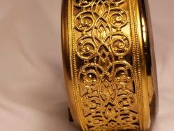 MASA SAATİ, DANTELALI ENDER BULUNAN ELİPS FORMUNDA ALMAN ''GOLDBÜHL'' ÇALIŞAN SAAT 358