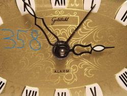 MASA SAATİ, DANTELALI ENDER BULUNAN ELİPS FORMUNDA ALMAN ''GOLDBÜHL'' ÇALIŞAN SAAT 358