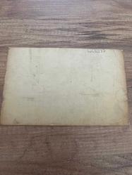 Renkli yumurtalar üzerinde 2 tane civciv fotoğrafı kartpostalı 17x10 ebatında