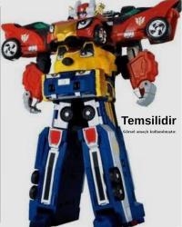 Motor Sentai Go-onger Megazord 2008 Power Rangers Aksiyon Figürü Parçası Araba Oyuncak