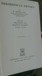 THEORETICAL PHYSICS * VOL. III RELATIVITY AND QUANTUM DYNAMICS - EINSTEIN - PLANCK