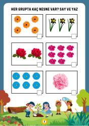 Okul Öncesi Sayıları Say ve YAZ YAZ-SİL Kitabı (1-20 Sayılar)