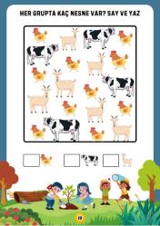 Okul Öncesi Sayıları Say ve YAZ YAZ-SİL Kitabı (1-20 Sayılar)