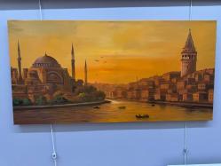 MUHTEŞEM ESKİ İSTANBUL YAĞLI BOYA TABLO