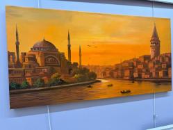 MUHTEŞEM ESKİ İSTANBUL YAĞLI BOYA TABLO