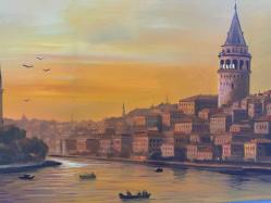 MUHTEŞEM ESKİ İSTANBUL YAĞLI BOYA TABLO