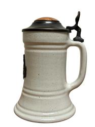 Tankart Alman Zin Kapaklı Bira Bardağı