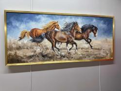 ORJİNAL YAĞLI BOYA AT TABLO