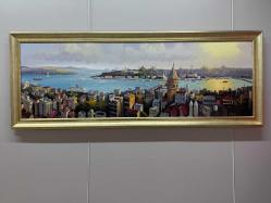 ORJİNAL YAĞLI BOYA PANORAMA  İSTANBUL TABLO