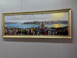 ORJİNAL YAĞLI BOYA PANORAMA  İSTANBUL TABLO