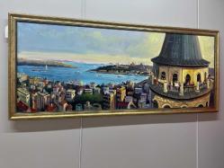 ORJİNAL YAĞLI BOYA PANORAMA  İSTANBUL TABLO