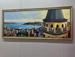 ORJİNAL YAĞLI BOYA PANORAMA  İSTANBUL TABLO