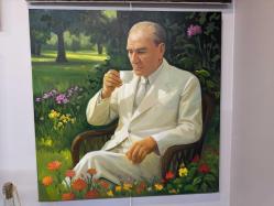 ORJİNAL YAĞLI BOYA ATATÜRK TABLO