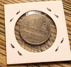 1976 Fransa 10 frank madeni para ÇÇT