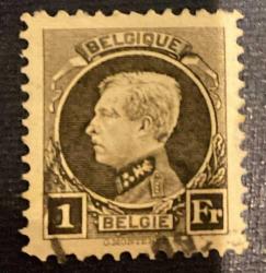 Belçika Pulu - Belgium Stamp - Postadan Geçmiş Pul Filateli - DAMGALI - BELÇİKA KRALI  I. ALBERT TEMALI PUL , 1 PARA - YABANCI PULLAR - NOSTALJİK DOĞUM GÜNÜ HEDİYESİ