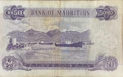 Maritius 50 Rupees Kraliçe Elizabeth