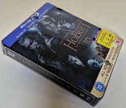 THE HOBBIT An Unexpected Journey Blu-ray 3D & 2D 5 Disk Extended Edition Steelbook Versiyonu