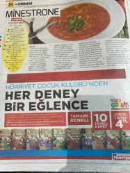 HÜRRİYET GAZETESİ HÜRRİYET KELEBEK 2 GAZETESİ DOĞUM GÜNÜ GAZETESİ - 28 MART 2017 - Birbirinden lezzetli ve farklı 13 çorba tarifi-Pazı çorbası tarifi-Panama usulü çorba tarifi-Peynir Çorbası tarifi-Miso çorbası tarifi-Macar Çorbası Tarifi-Umaç Çorbası Tarifi-Süzme Mercimek Çorbası Tarifi-Tavuklu erişte çorbası tarifi-paça çorbası tarifi-Viyana usulü patates çorbası tarifi-soğuk gazpacho çorbası tarifi-Solyanka çorbası tarifi-Minestrone çorba tarifi-Hürriyet kitap