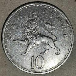 İNGİLTERE 1968  10 PENCE