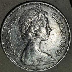İNGİLTERE 1971  10 PENCE