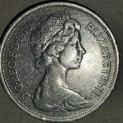 İNGİLTERE 1970  10 PENCE