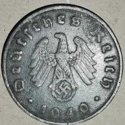 NAZİ ALMANYASI 1940 A  10 PFENNIG