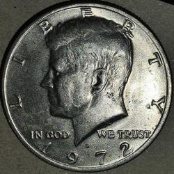 AMERİKA 1972  HALF DOLAR YARIM DOLAR